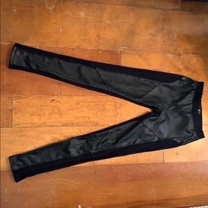 Black PVC stretch pant